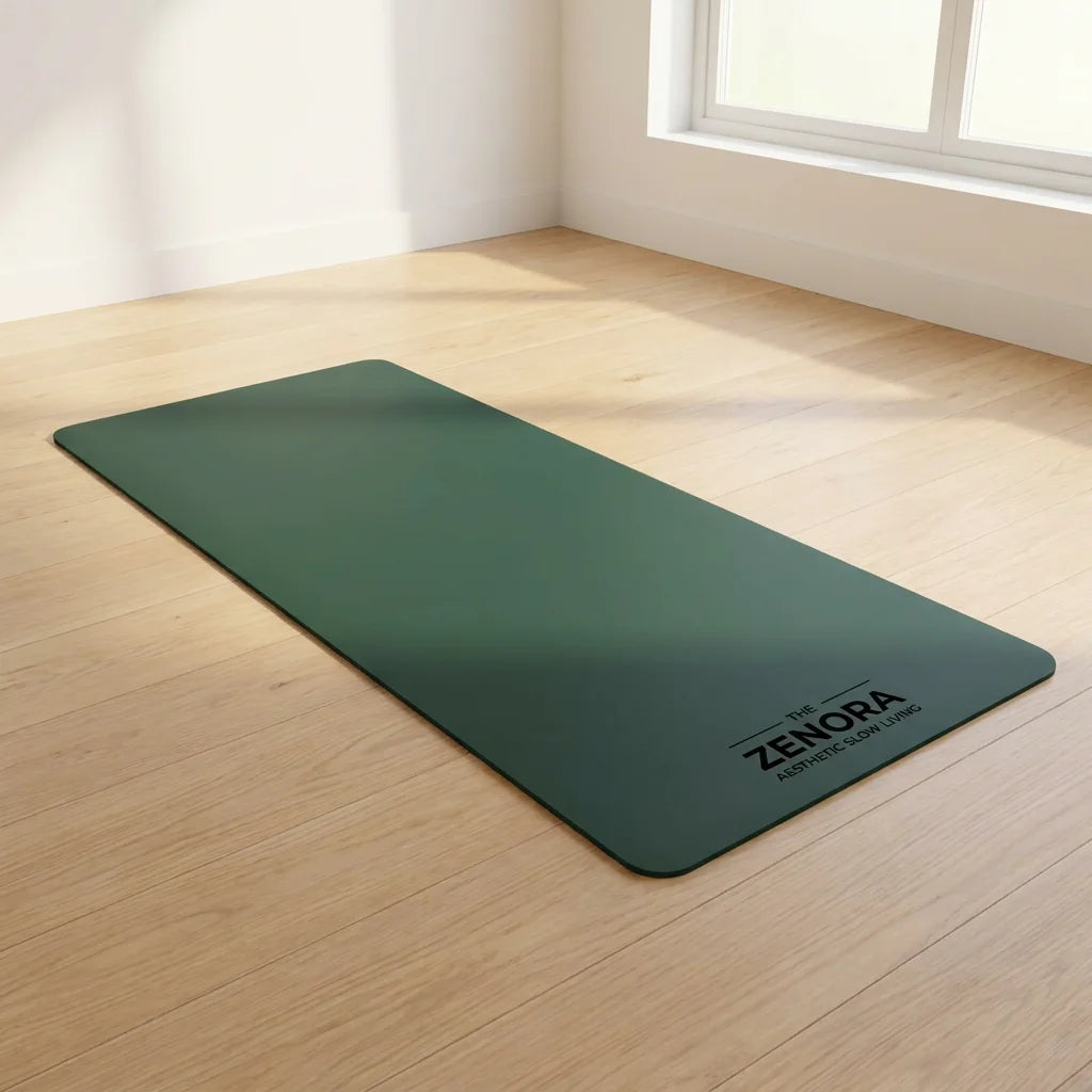 Zenora Sanctuary Mat - Deep Forest (Official 3-Line Logo)