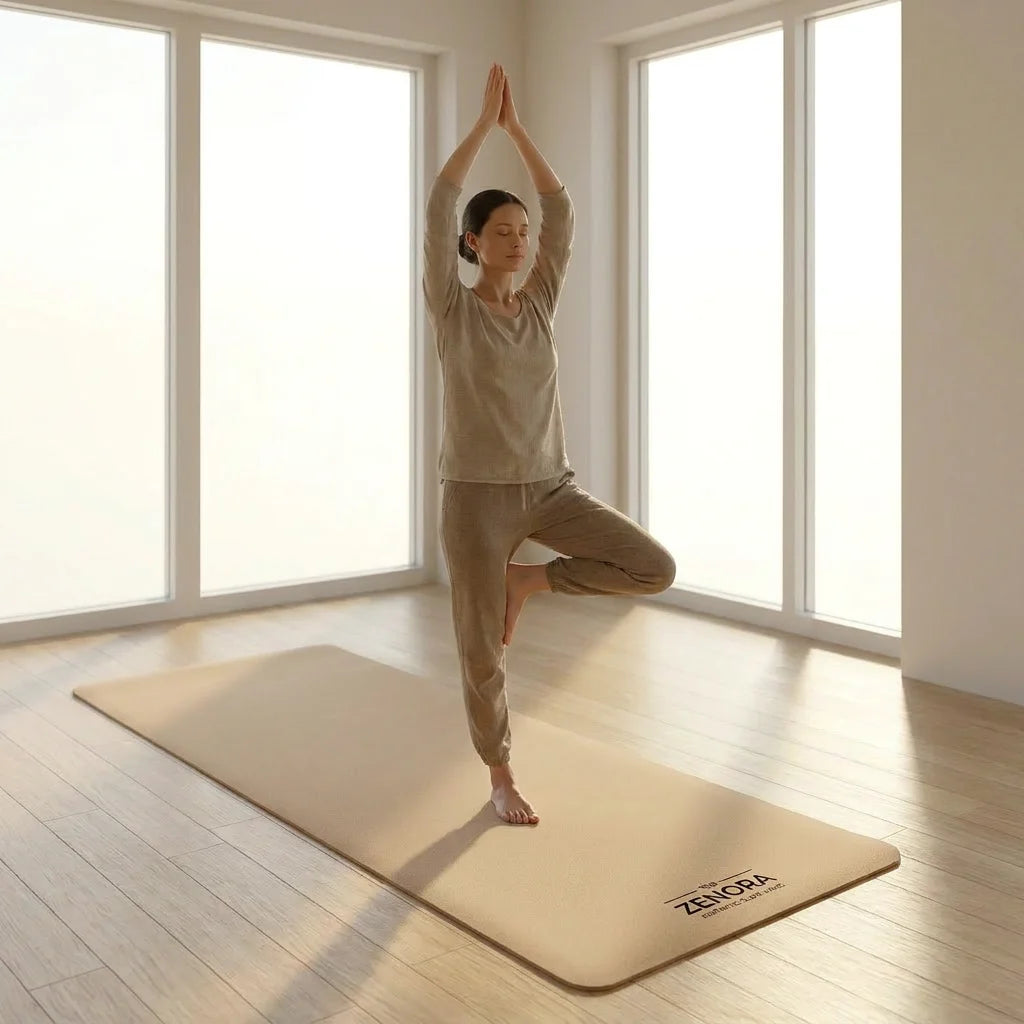 Zenora Foundation Pro Cork Mat (5mm) - Lifestyle
