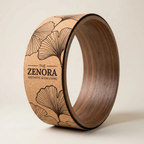 Zenora Etched Cork Yoga Wheel (Signature Series)