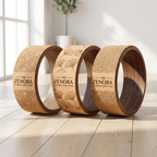 Zenora Etched Cork Yoga Wheel (Signature Series)